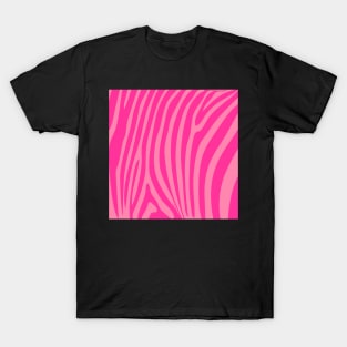 Pink Zebra Pattern T-Shirt